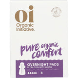 Oi Organic Cotton Pads Overnight 8 pack