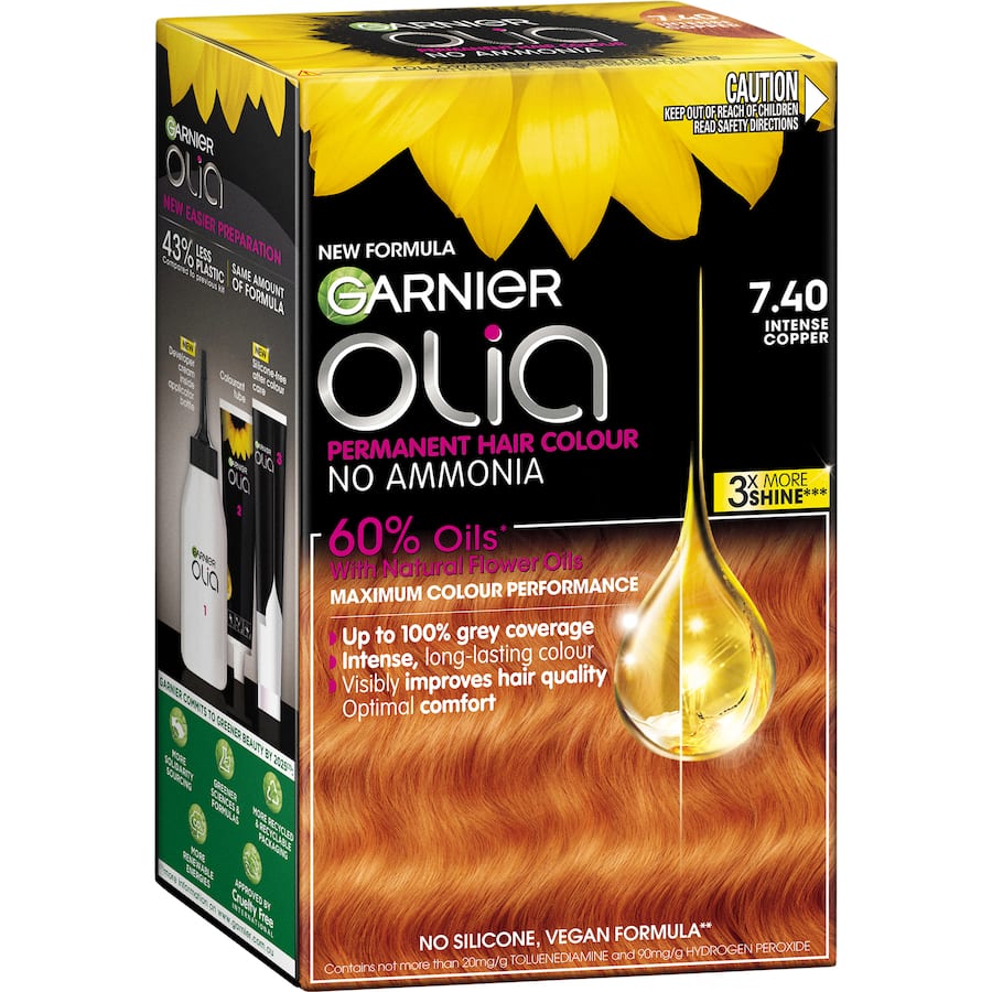 Garnier Olia Hair Colour Intense Copper 7.4 - 1pack