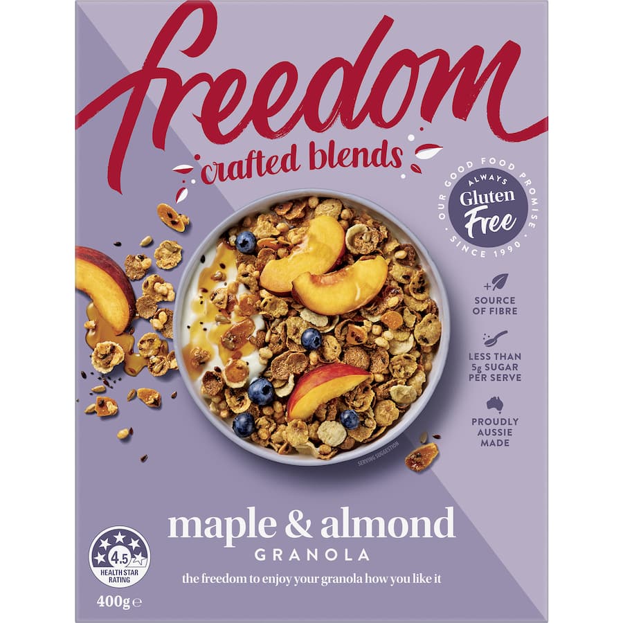 Freedom Crafted Blends Granola Maple & Almond