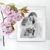 Profile - Noble White Rose Gold Metal Photo Frame - 5x7in (13x18cm)