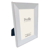 Profile - Noble White Rose Gold Metal Photo Frame - 5x7in (13x18cm)