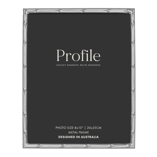 Profile - Bamboo Silver Metal Photo Frame - 5x7in (13x18cm)