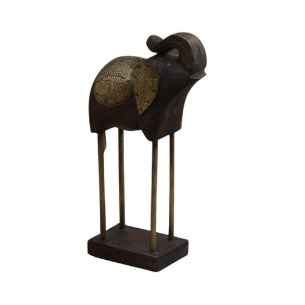 Ornament - Wooden Elephant (48cm)