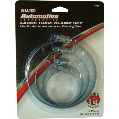 Hose Clip Set 4-Pce Allied   #45497