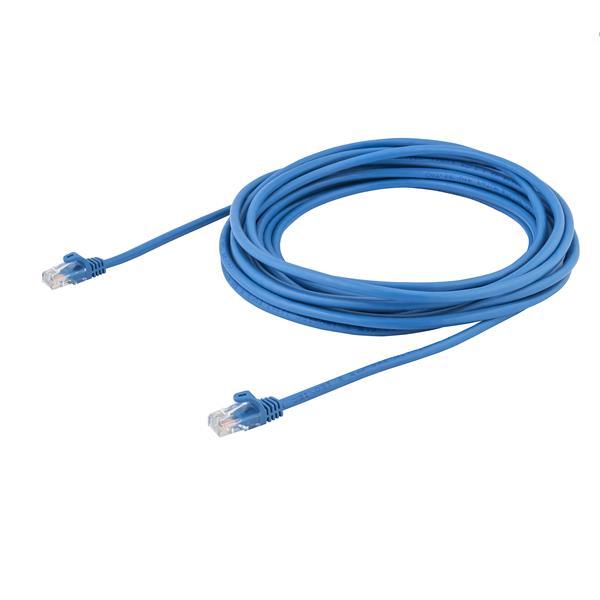 High-Speed Cat5e Ethernet Patch Cable 7m with Snagless RJ45 Connectors - Blue Color
