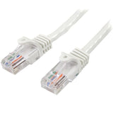 7m Snagless Cat5e Ethernet Cable with RJ45 Connectors - High-Speed Network Performance, White