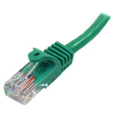 High-Speed Cat5e Ethernet Patch Cable - 0.5m Snagless RJ45 Connectors, Green for Reliable Networking