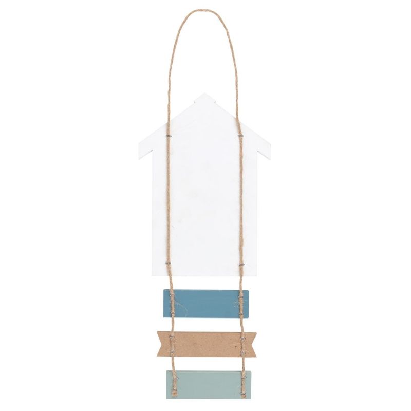 Relax Unwind Enjoy Beach Hut Hanging MDF Sign