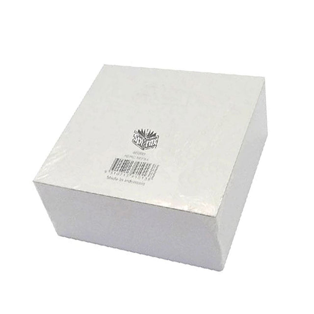 Esselte SWS Memo Cube Refills: 500 sheets of unruled, 95x95mm square paper for notes and reminders, ideal for home or office use.