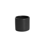 Planter - Ceramic Cylinder Pot Mini Satin Matte Black