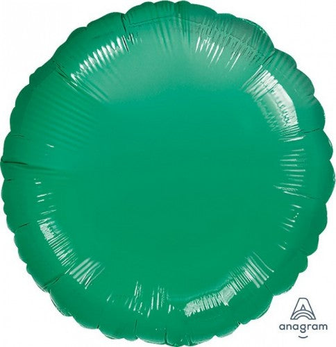 Circle Hx Metallic Green Balloon - 45cm