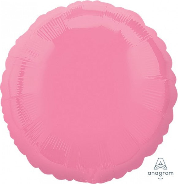 Foil Balloon - Self Sealing Standard Circle Hx (Bubble Gum Pink)