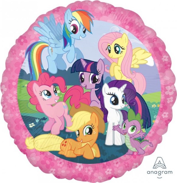 Vibrant 45cm My Little Pony foil balloon, perfect for birthday parties and themed events, adds magic to celebrations.