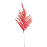 Dusty pink gradient fern spray, 71cm tall, perfect for elegant home decor and floral arrangements.