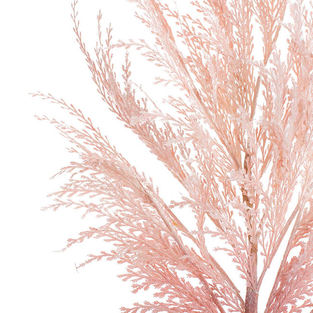 Soft pink artificial reed spray, 81 cm tall, perfect for home décor with a delicate yet durable design.