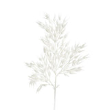 Elegant 65cm white Coix Seed Grass Spray, ideal for low-maintenance home decor and enhancing floral arrangements.