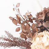 Artifcal Flower / Foliage - Moonwort Honesty Spray Almond