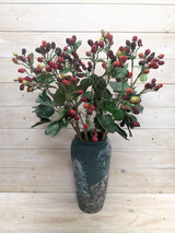 Artificial Flower Spray - Mulberry x 3