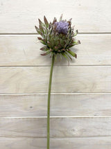 Artificial Flower Spray - Purple Scottish Thistle