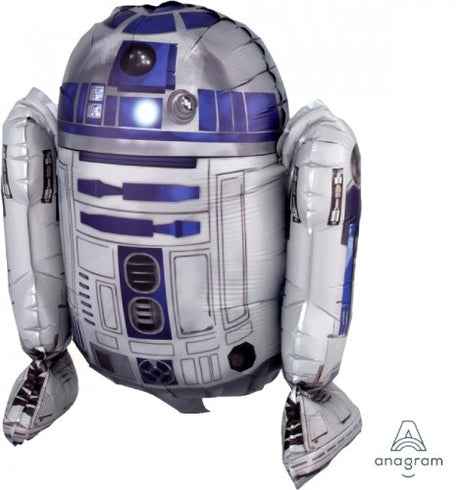 Charming Sitting R2D2 decoration perfect for Star Wars fans, ideal for home décor and conversation starter.