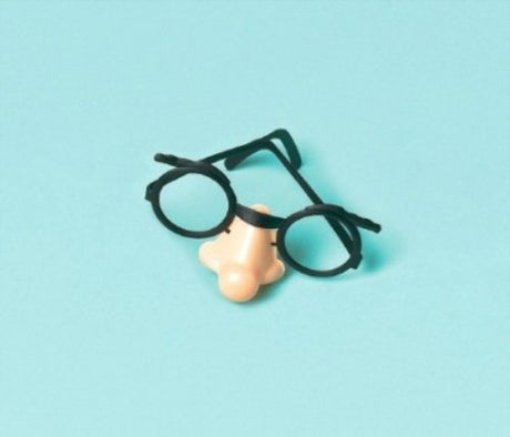 Pack of 10 whimsical funny glasses for parties, weddings, and events, perfect for adding humor and fun.