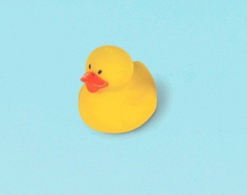 Cheerful pack of 18 vibrant rubber duckies, ideal for parties, games, and charming favors. Each duck is 4cm tall.
