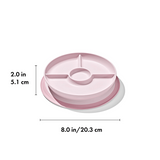 Divided Plate - OXO TOT Stick & Stay (Blossom)