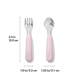 Fork & Spoon Set - OXO TOT (Blossom)