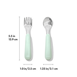 Fork & Spoon Set - OXO TOT (Opal)
