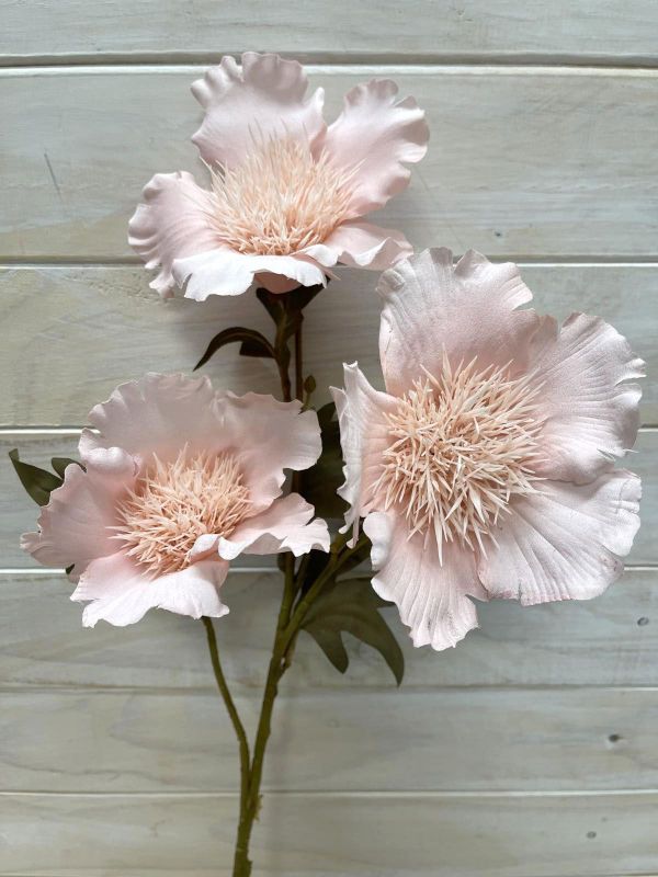 Artificial Flower Spray - Kapok Flower (Pink)