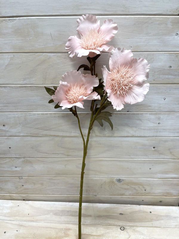 Artificial Flower Spray - Kapok Flower (Pink)