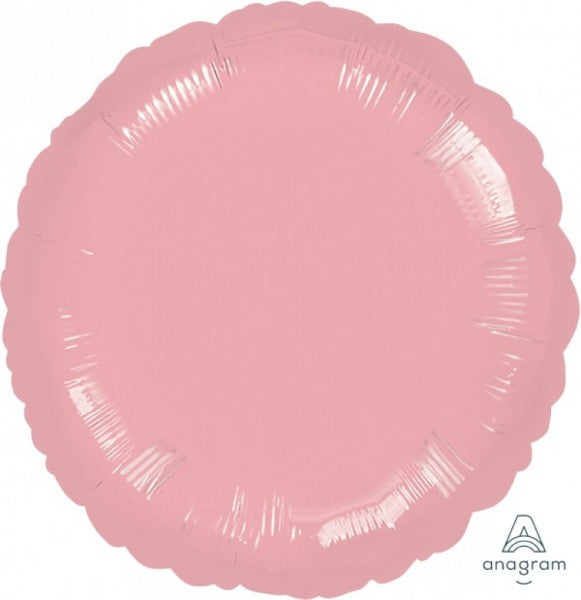 Foil Balloon - Self Sealing Standard Hx Metallic Pearl (Pastel Pink)