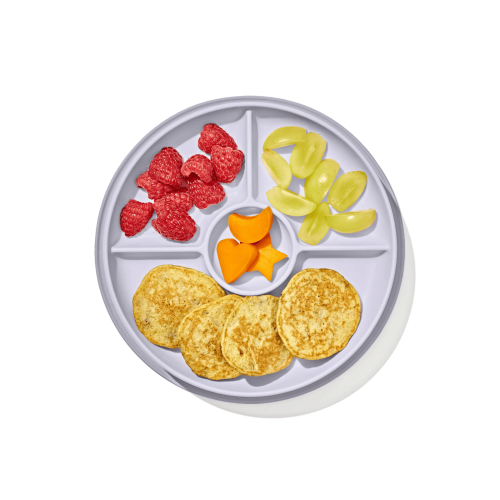 Stick & Stay Divided Plate - OXO TOT (Lilac)