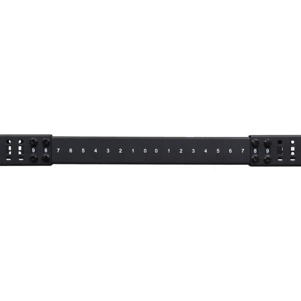 12U Adjustable Depth Open Frame 4 Post Server Rack w/ Casters & Cable Mgmt Hooks