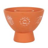 Chakra Natural Terracotta Smudge Bowl