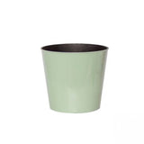 Florist - Plastics - Gloss Pot Round Soft Green (5001015GLG)