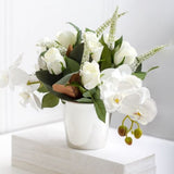 Florist - Plastics - Chrome Pot Round Silver