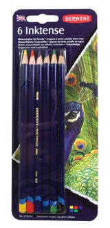 Derwent Inktense Pencils - Assorted Pack of 6