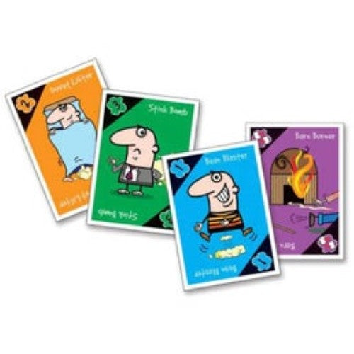 Cheatwell Fart Card Game box showcasing hilarious, compact fun for 2+ players aged 7 and up, perfect for game nights.