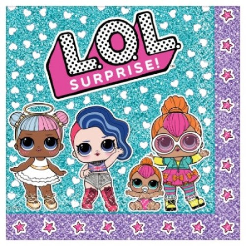Lunch Napkins - Lol Surprise - Pack of 16