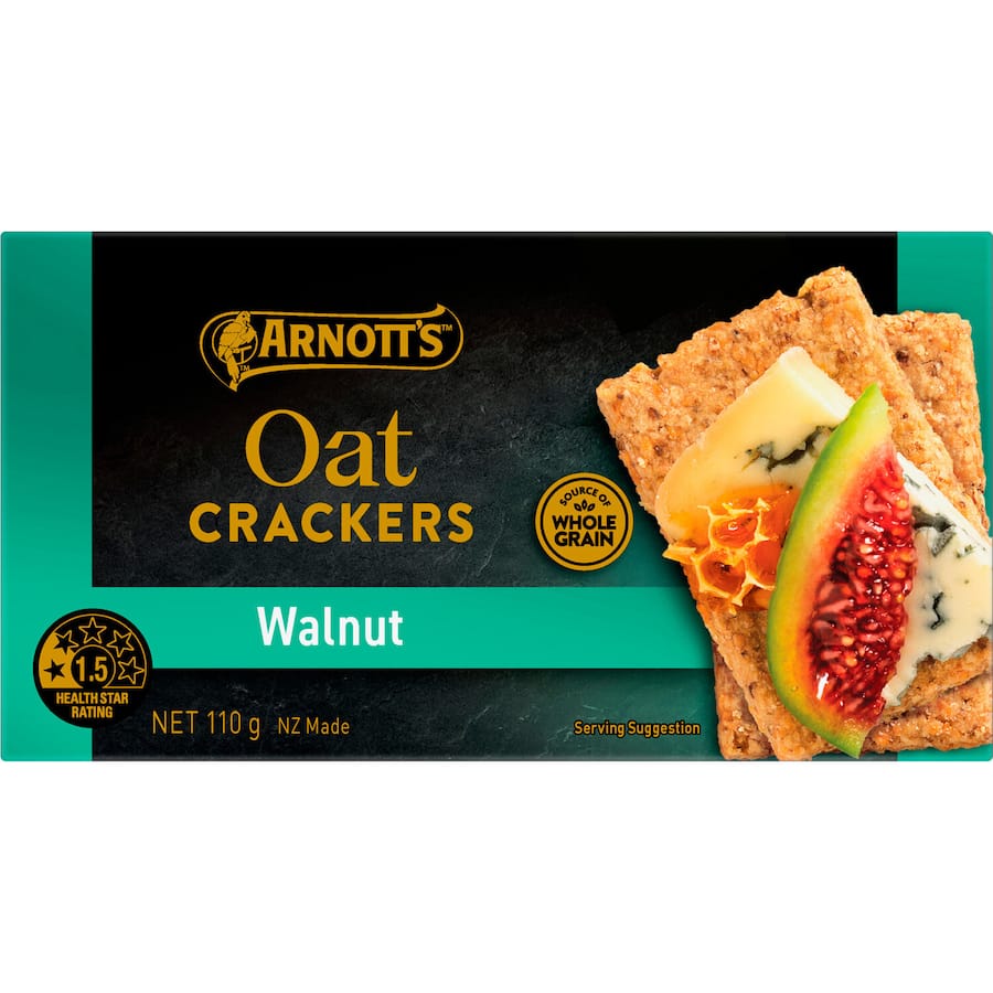Arnott's Gold Biscuits Walnut & Oat 110g