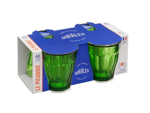 Duralex Picardie Tumbler Green 250ml - Set 4