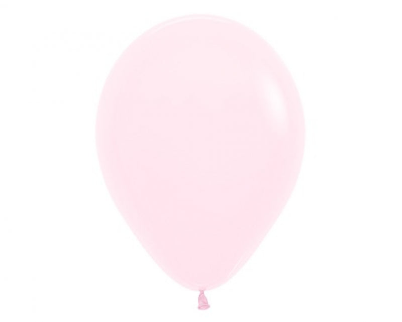 30cm pastel matte pink latex balloons in a pack of 100, perfect for elegant celebrations and versatile decorations.