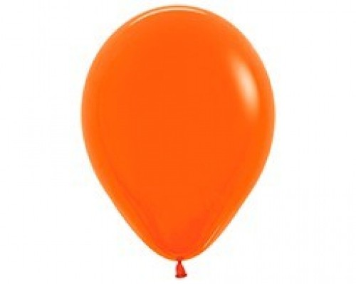 Vibrant orange latex balloons, 45cm, pack of 6, perfect for celebrations and decor at parties and events.