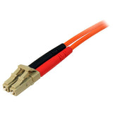 High-Speed LSZH Multimode Duplex Fiber Optic Cable 50/125 LC/LC - 3m for Networking