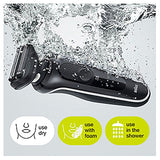 Wet & Dry shaver with charging stand and 2 attachments