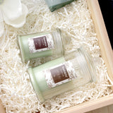 Scented Bonnie Jar Candle featuring soothing sage and elegant white gardenia, perfect for home fragrance and decor.