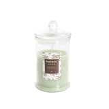 Scented Bonnie Jar Candle featuring soothing sage and white gardenia for a calming and elegant ambiance.