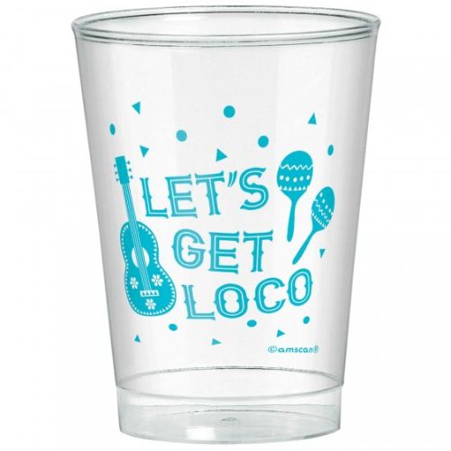 Colorful Fiesta plastic tumblers in assorted designs, 10oz, perfect for parties and everyday use. Pack of 20.