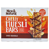 Nice & Natural Choc Squiggle Chewy Muesli Bars 6 x 30g